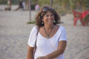 Mom on the beach